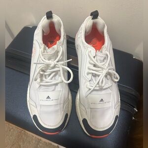 Stella McCartney Womens White and Black Sneakers